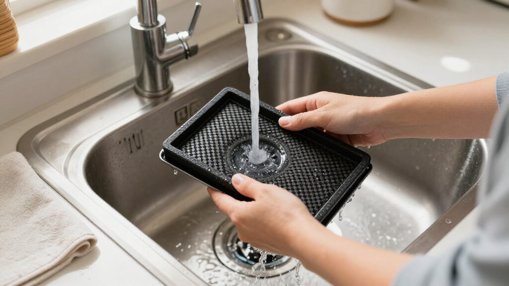 washable carbon filter insert