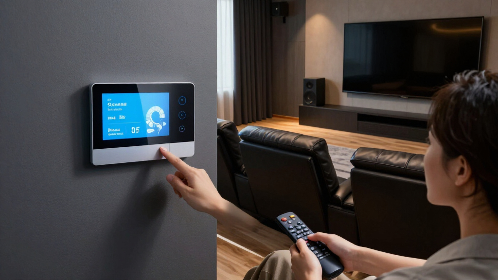smart thermostats for quiet theater rooms