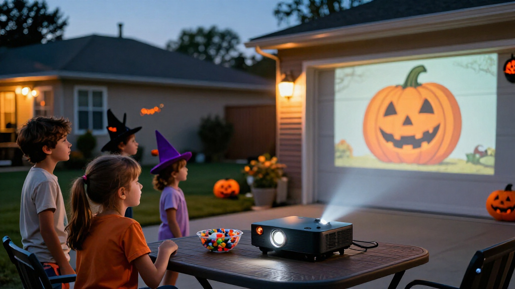 portable projectors for Halloween
