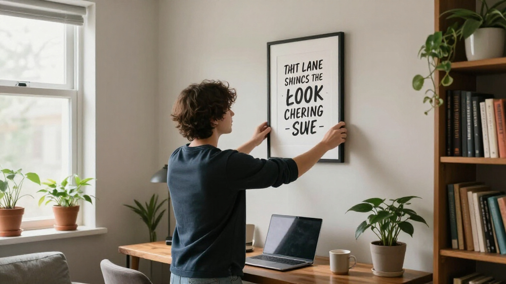 motivational quote wall art