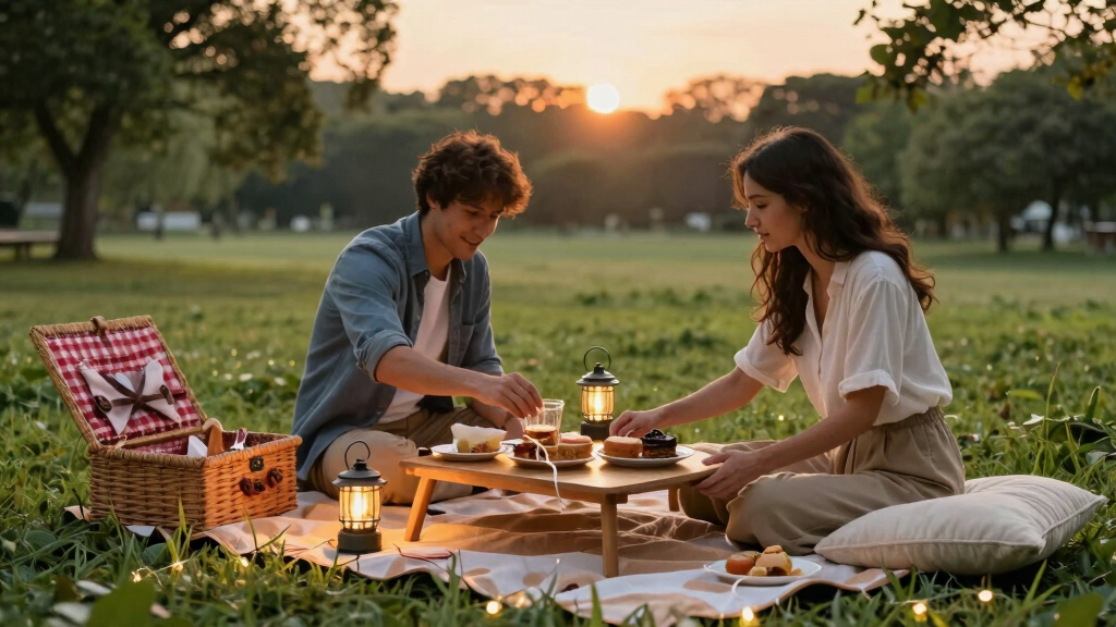 couples outdoor date night accessories