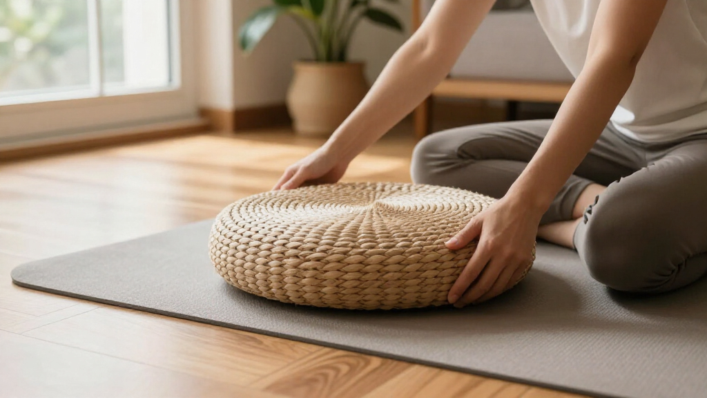 best meditation cushion set for floor practice