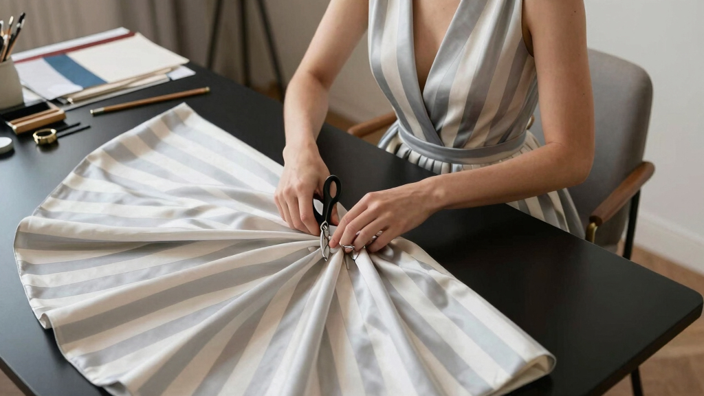 best striped formal gowns