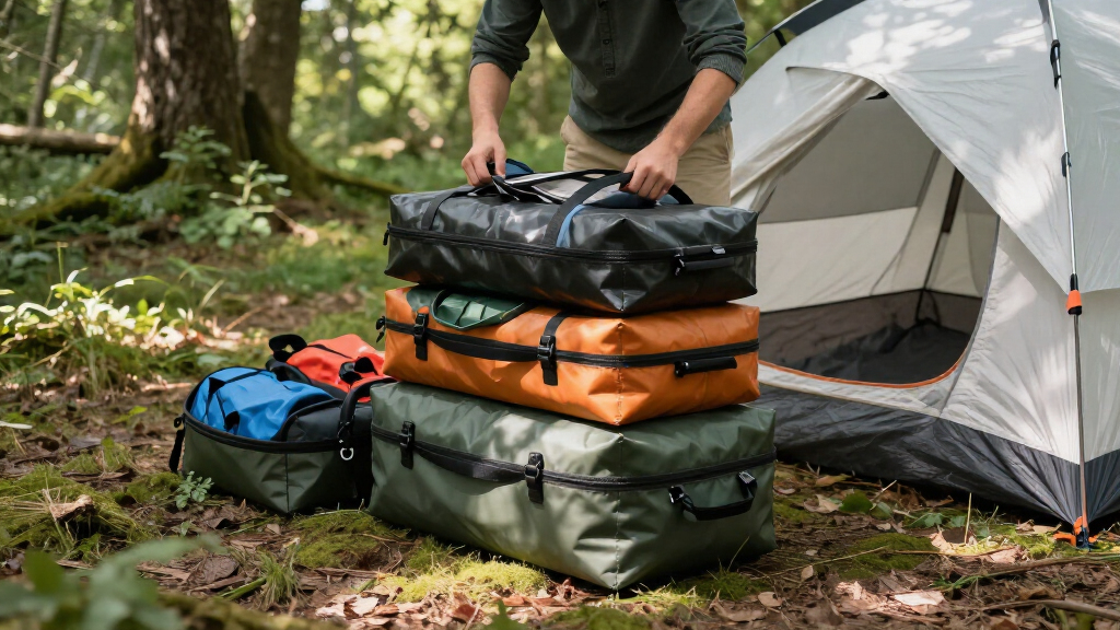 best waterproof stacking cases for camping gear