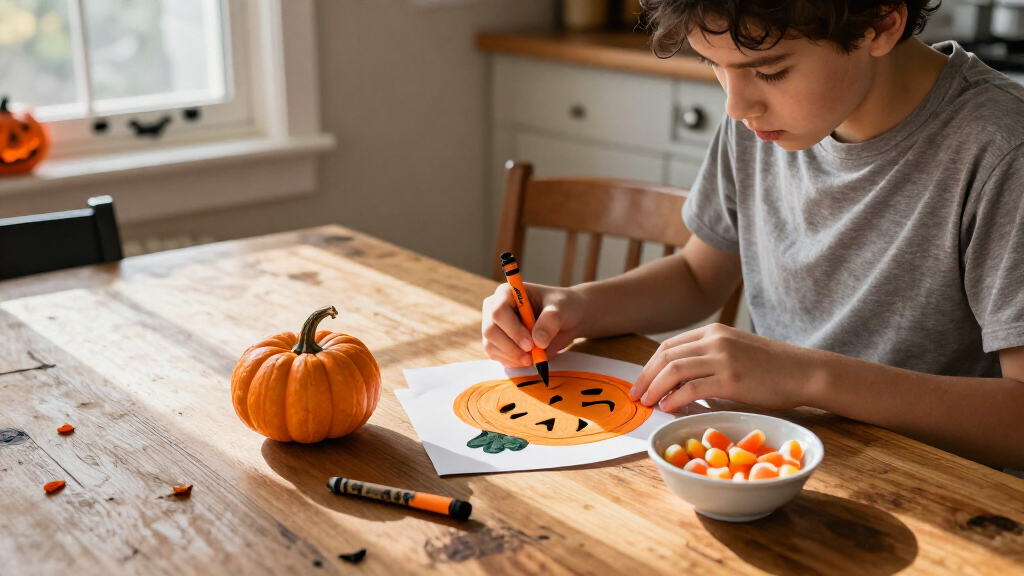Halloween educational activity books