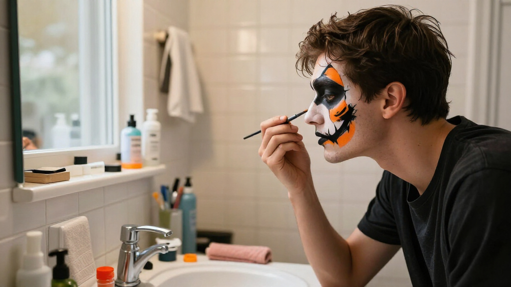 Halloween face paint