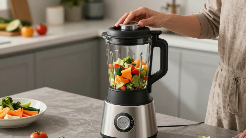 blender to puree food for elderly