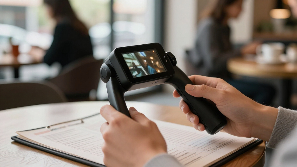 portable video magnifier for travel