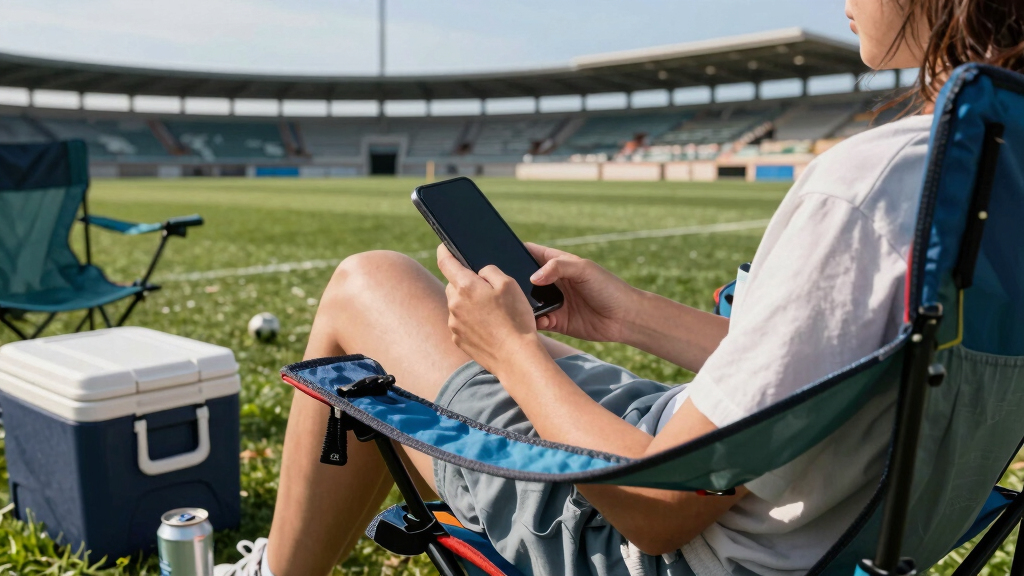 soccer fan outdoor tailgate chairs
