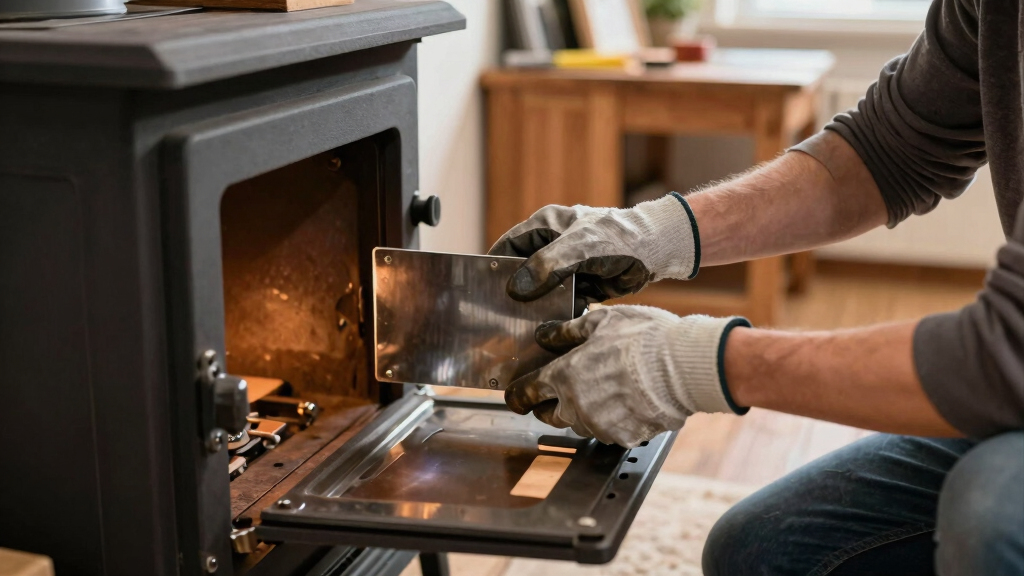 best wood stove baffle replacement