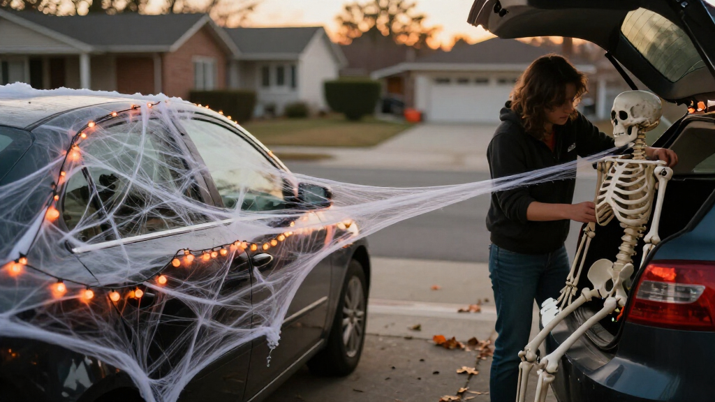 Halloween car decorations