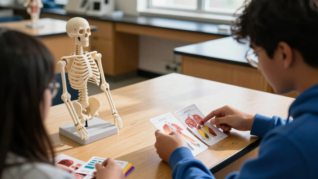 anatomy flash cards for students