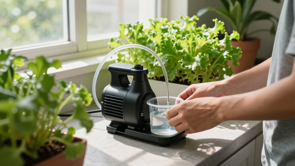 high flow return pump for hydroponics