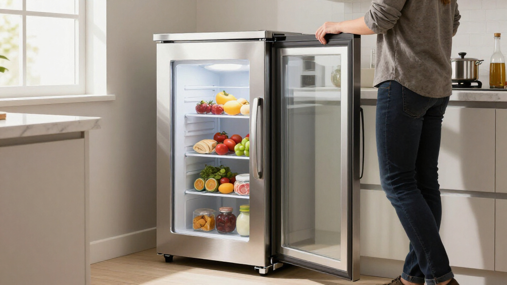 compact freezer premium