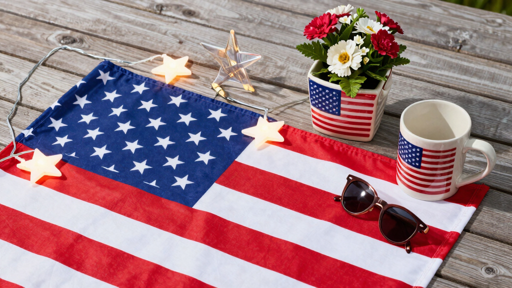 patriotic outdoor patio decor