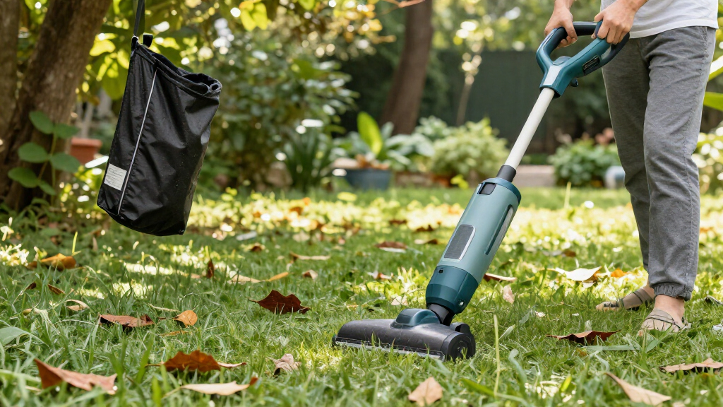 electric leaf vacuum mulcher