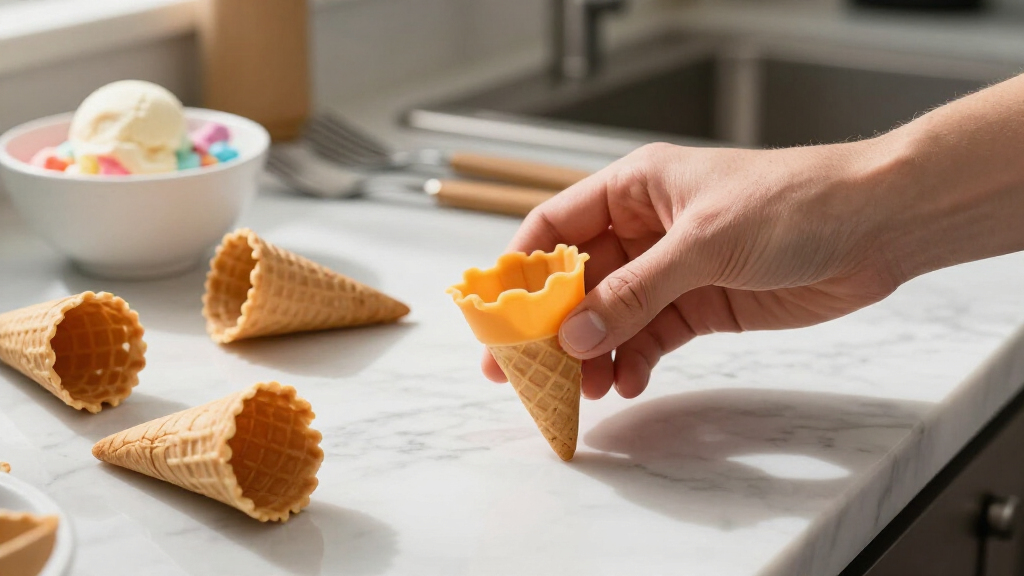 ice cream cone baking molds