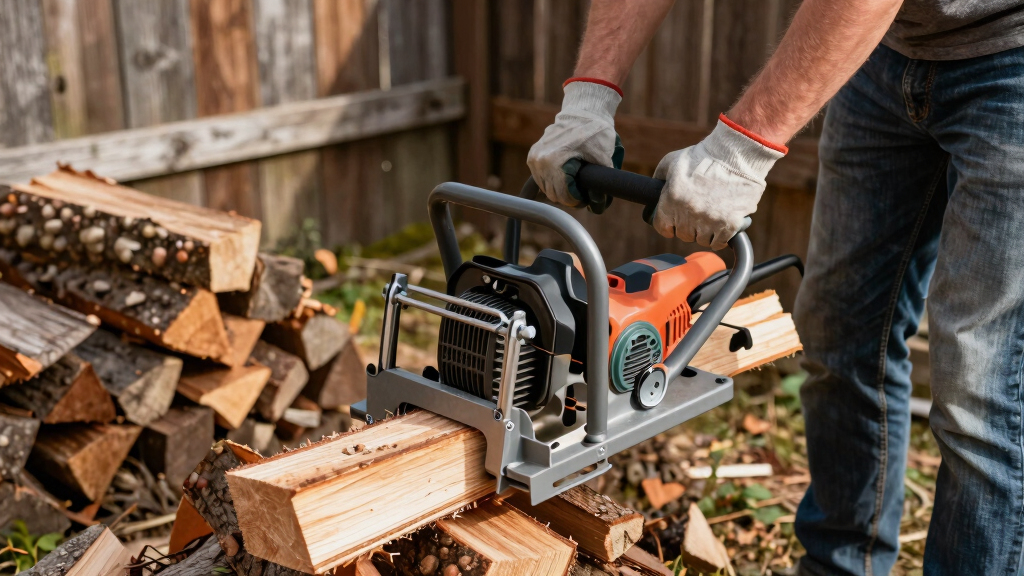 gas-powered wood splitters