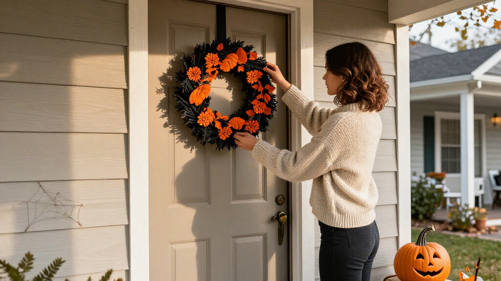 Halloween door decorations