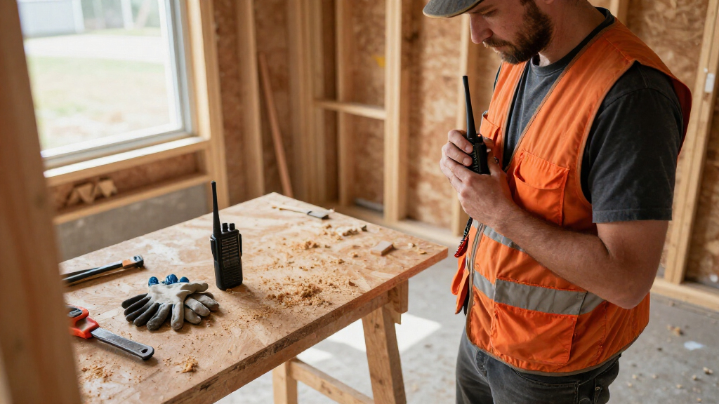 best construction site walkie talkies with charger