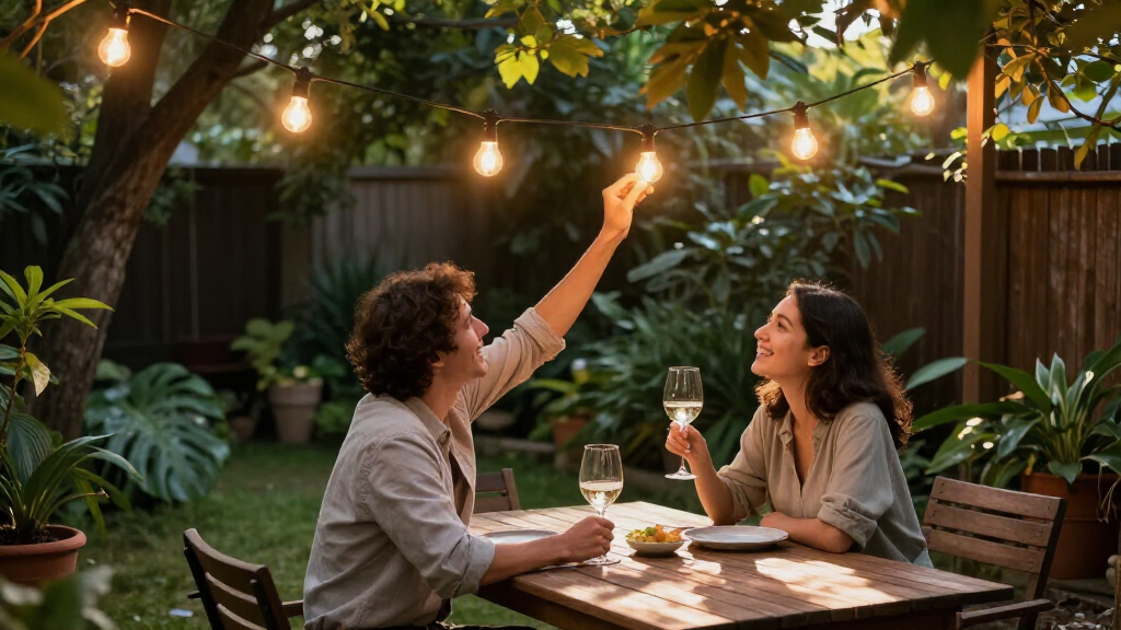 outdoor string lights