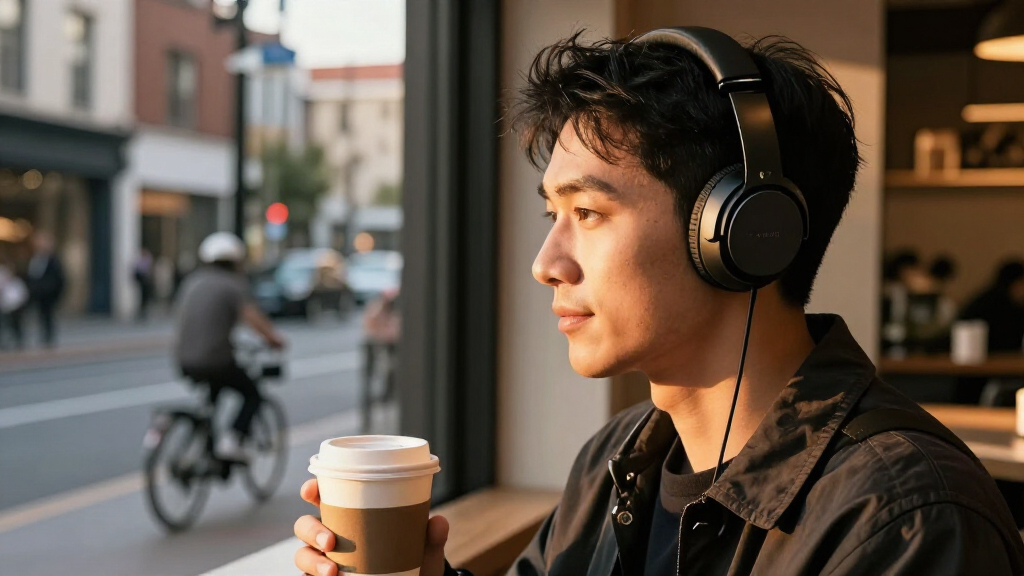 wireless headphones for news listening