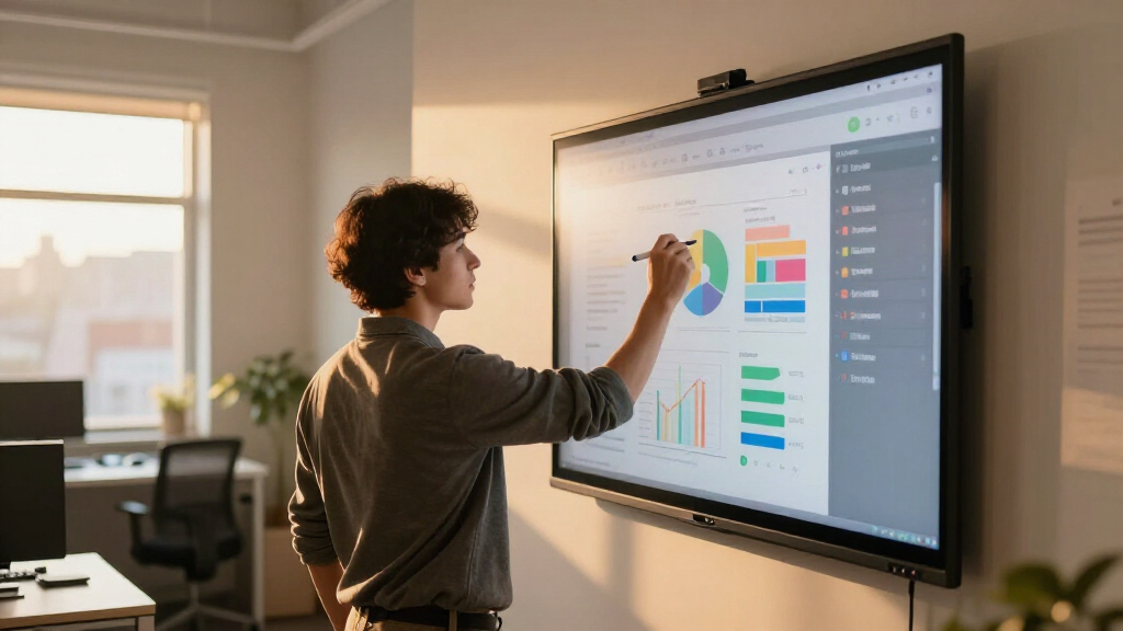 Collaborative smart board for small business