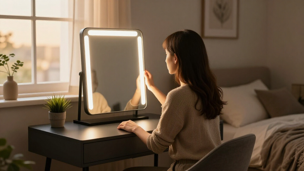 vanity desks under 500 with lights