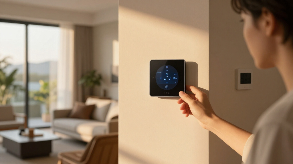smart thermostat with room sensors