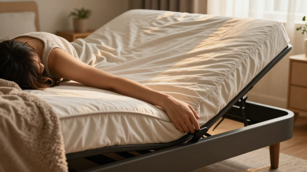 adjustable bed frame for side sleepers