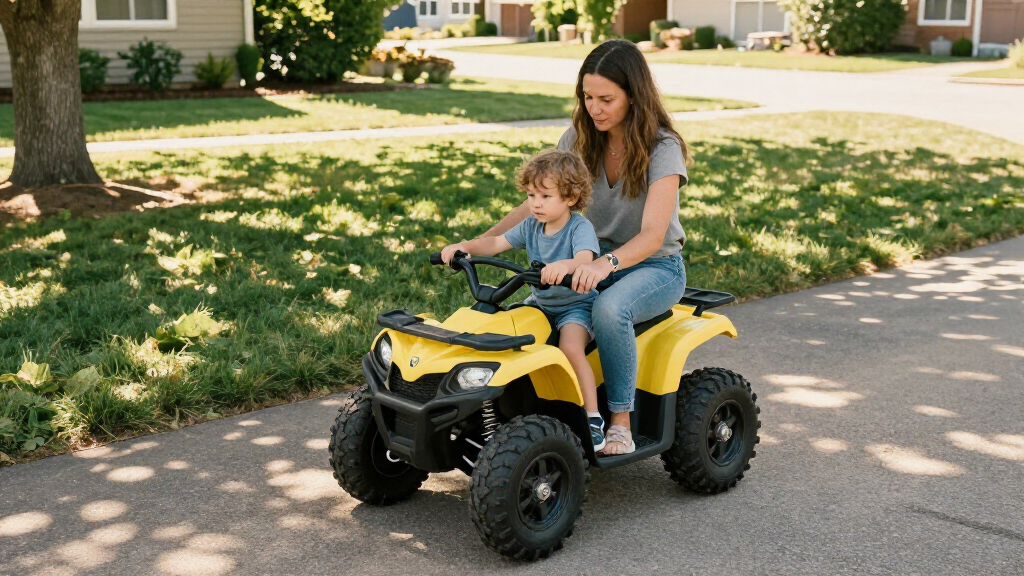 all terrain ride on car for kids