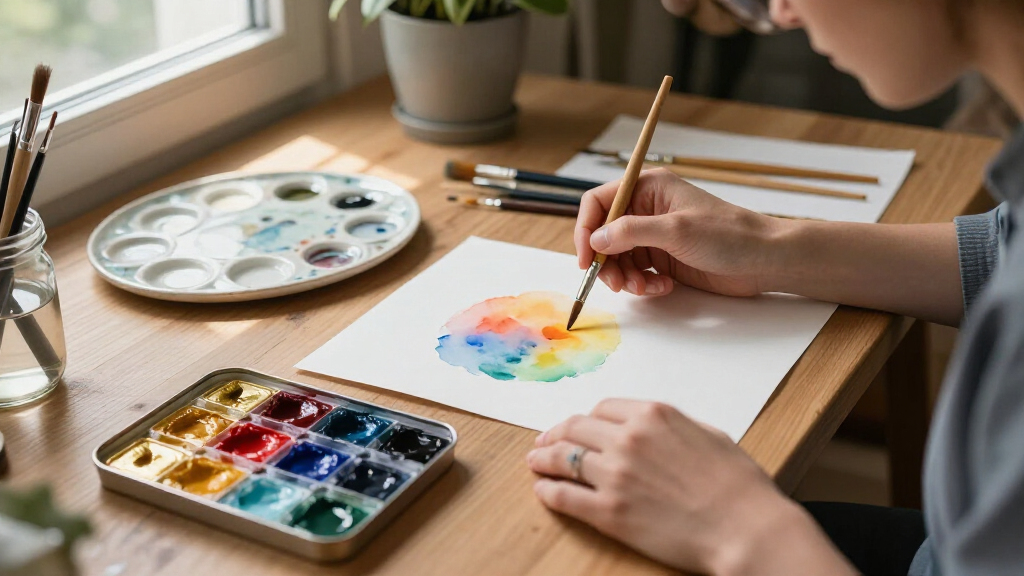 luxury watercolor set for artists