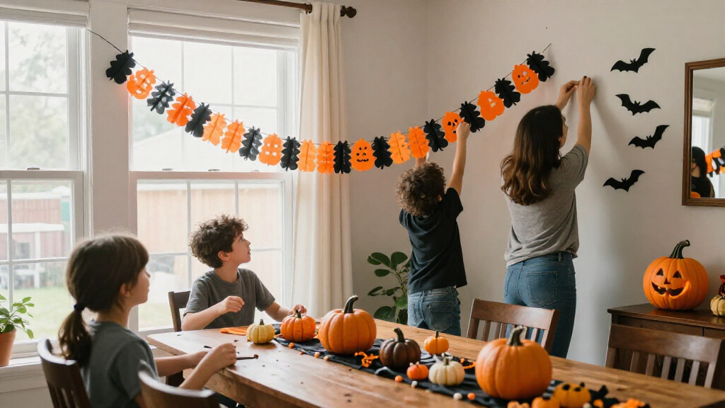 kids Halloween party decorations