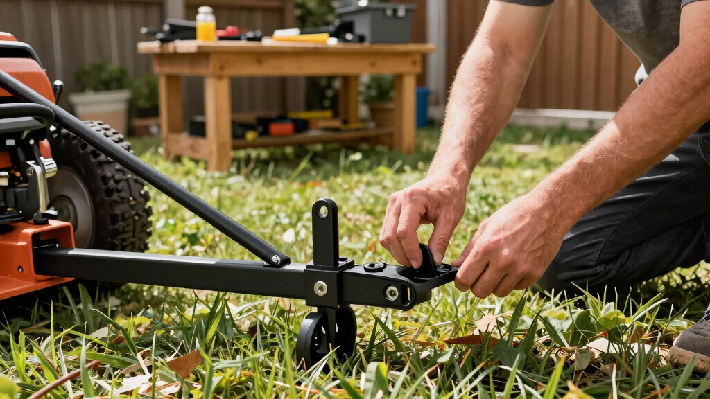 best zero turn hitch kits for towing attachments