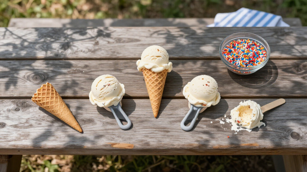 ice cream scoops with ergonomic handles