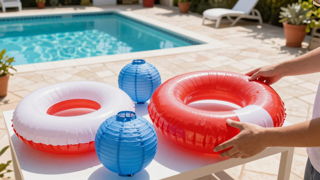 patriotic poolside party supplies