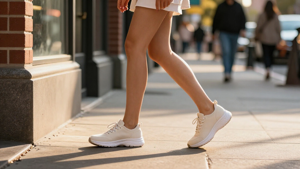 best plush walking sneakers
