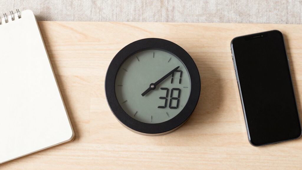 best circular LCD clocks