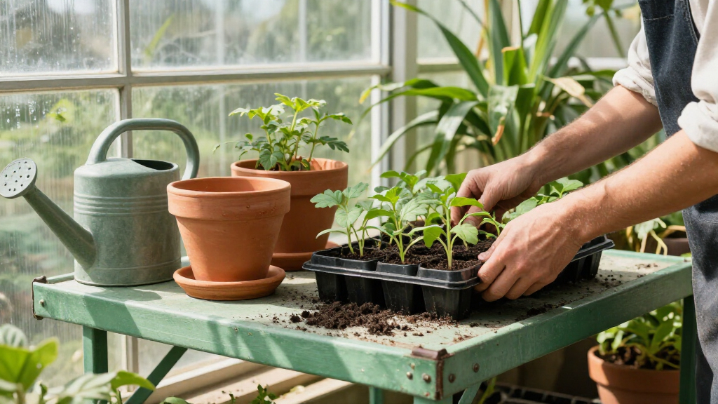 greenhouse shelving units