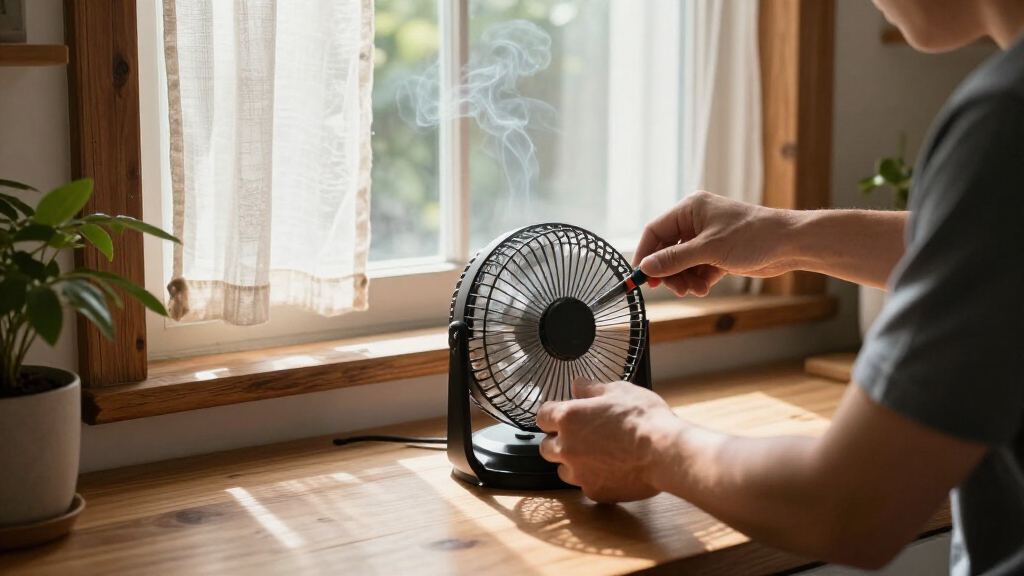 window fan for exhaust smoke