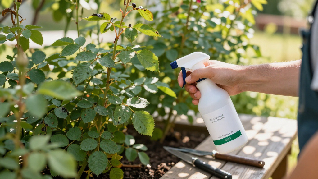 best rose black spot treatments