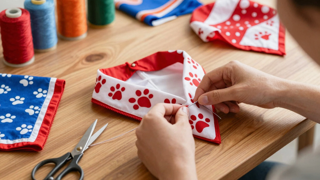dog patriotic bandanas