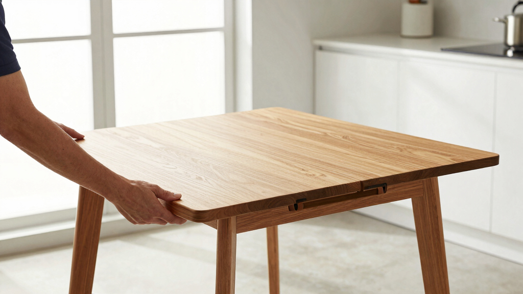 best space-saving solid wood tables