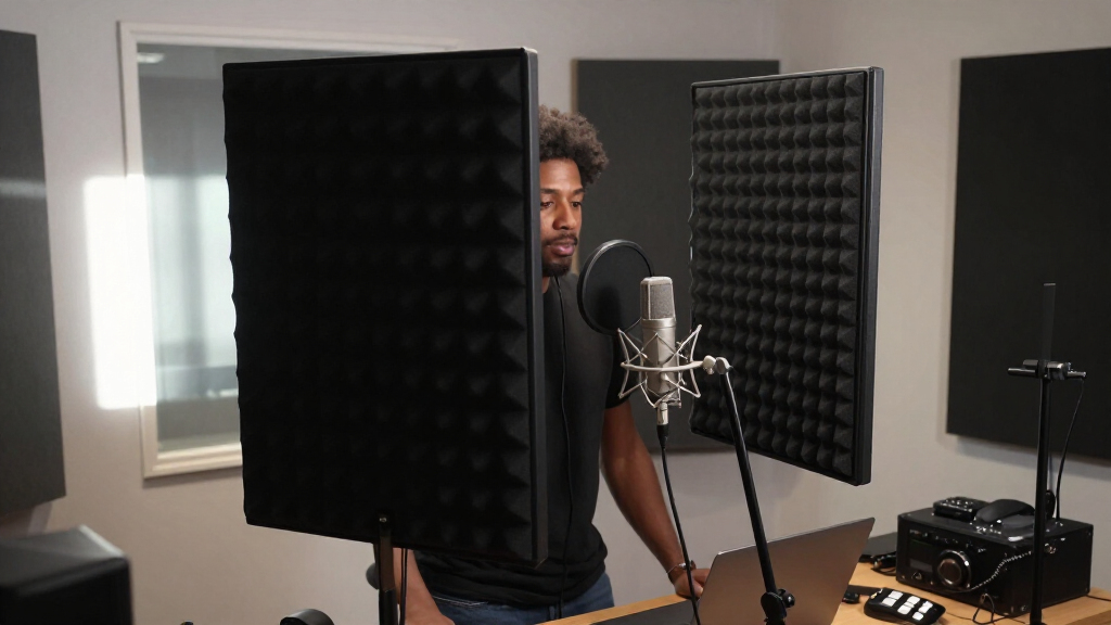 vocal booth isolation shield large
