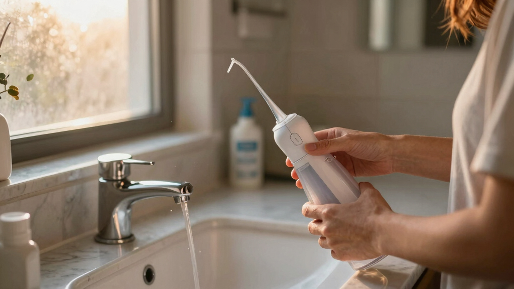 best countertop water flossers with multiple tips