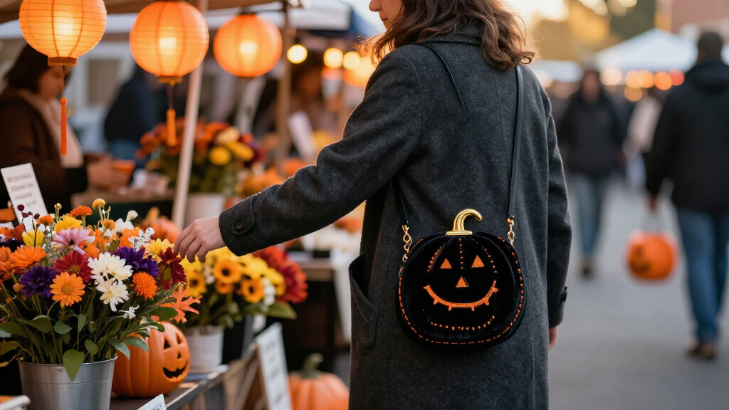 Halloween themed handbags