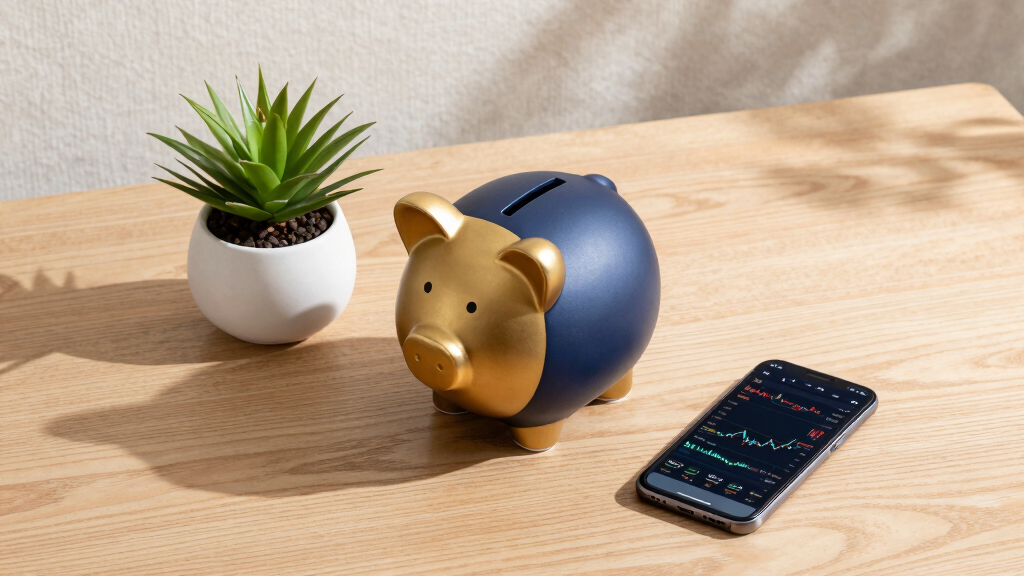investment-themed patriotic decor