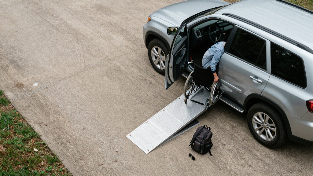 wheelchair ramp for suv loading