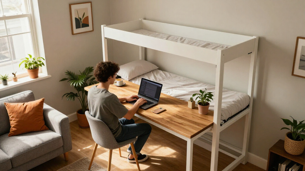 best murphy bed desk combo queen