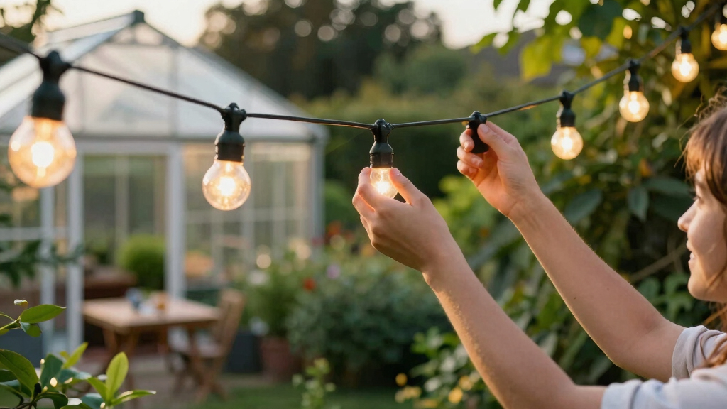 patriotic outdoor string lights